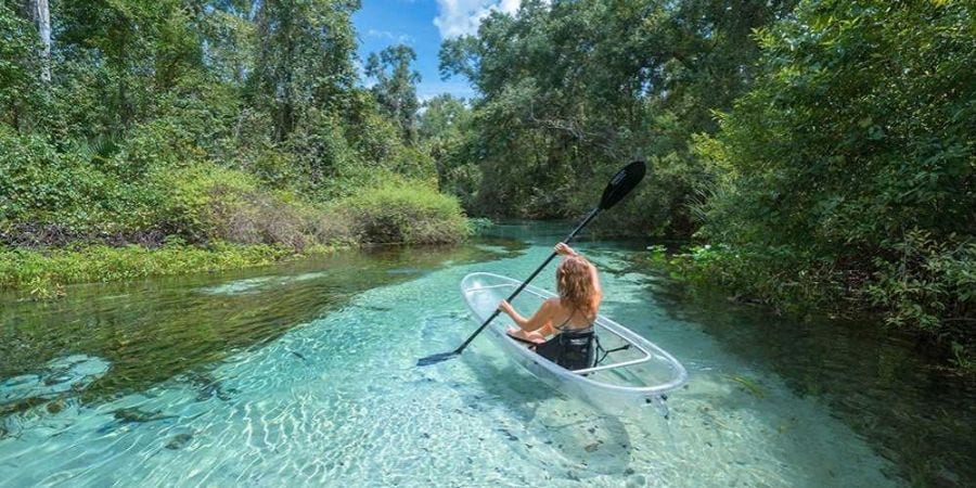 Kayaking with a view: Clear bottom boats