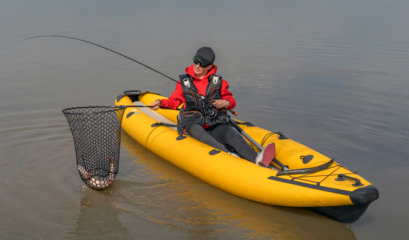 Elkton Outdoors Steelhead Inflatable Fishing Kayak - Vietnam