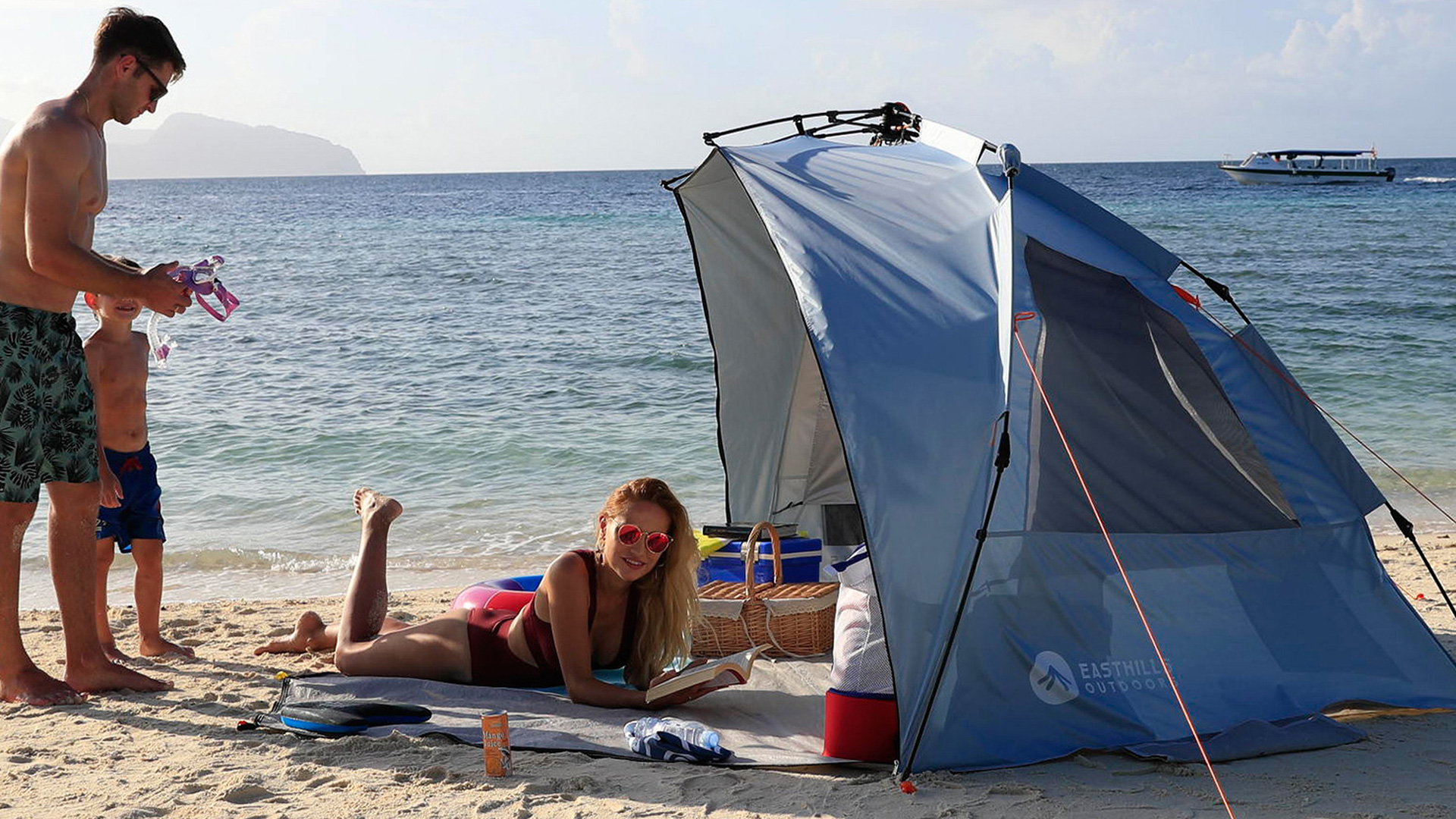 Best sun shelters for the outlet beach